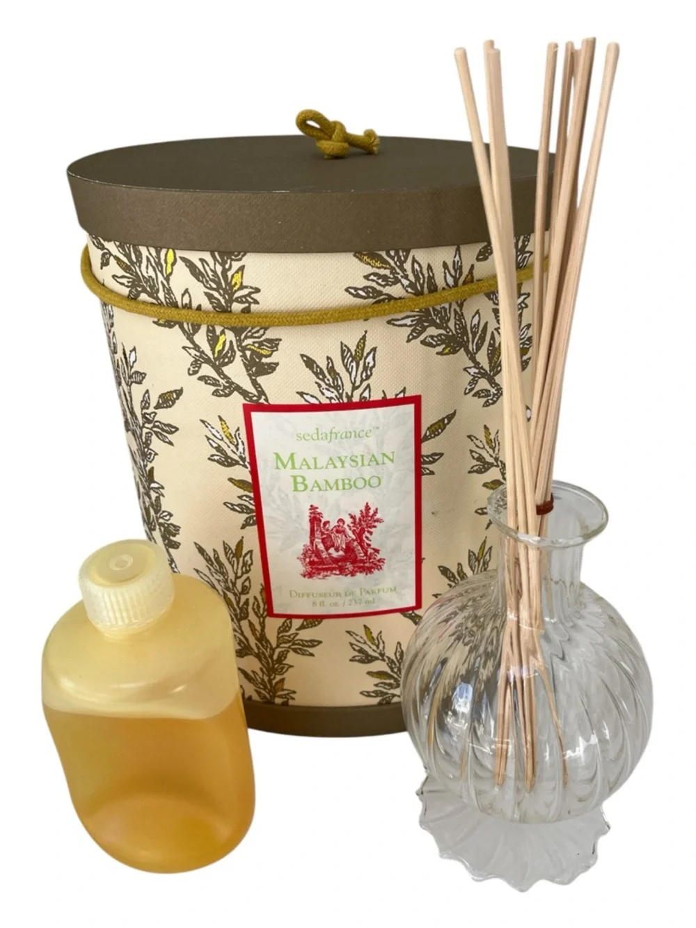 Malaysian Bamboo Classic Toile Diffuseur Set retail $72.50
